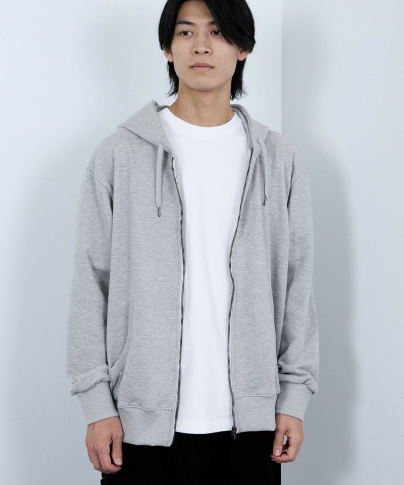 NAVY タフラク ヘビー裏毛ジップパーカー メンズ商品画像-7