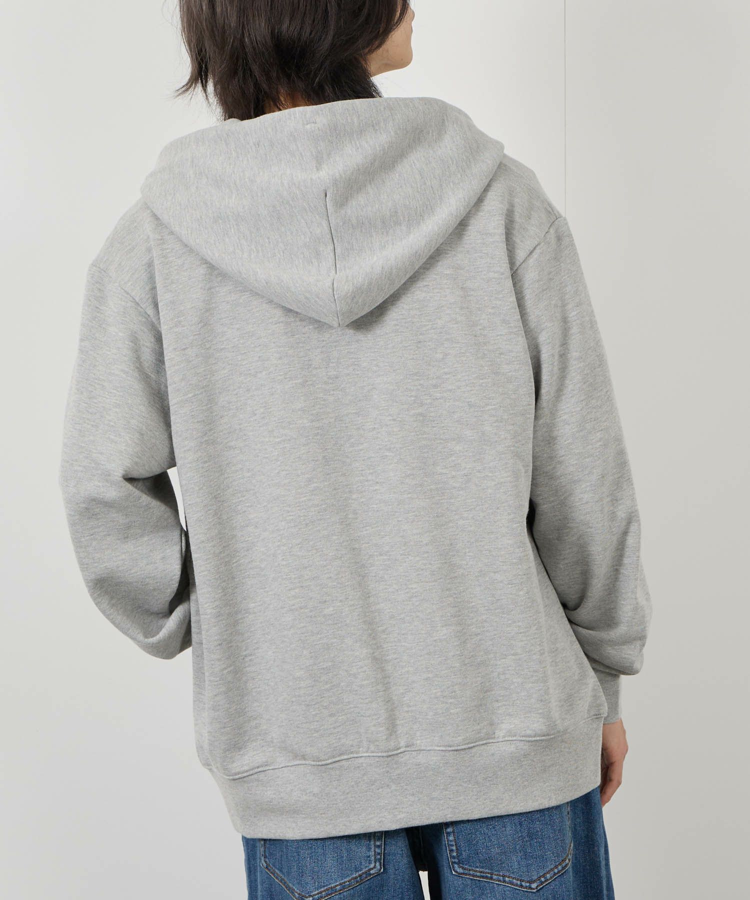 NAVY  タフラク ヘビー裏毛ジップパーカー メンズ商品サムネイル-10