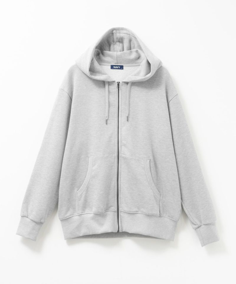 NAVY タフラク ヘビー裏毛ジップパーカー メンズ商品画像-21