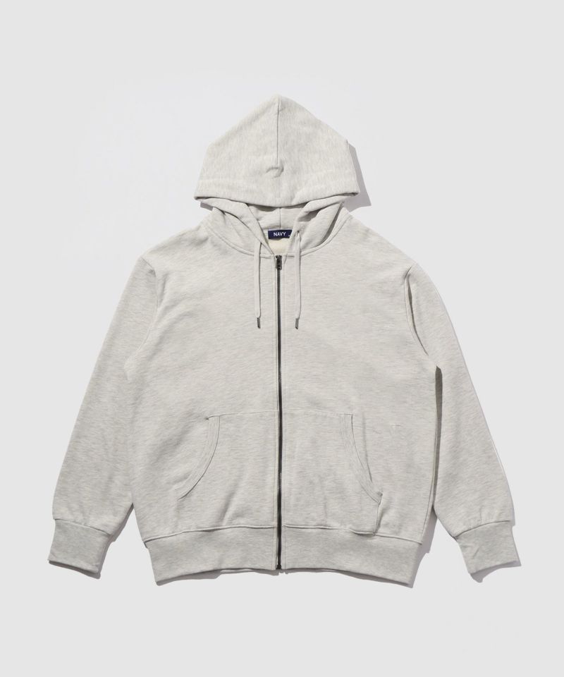 NAVY  タフラク ヘビー裏毛ジップパーカー メンズ商品画像-22