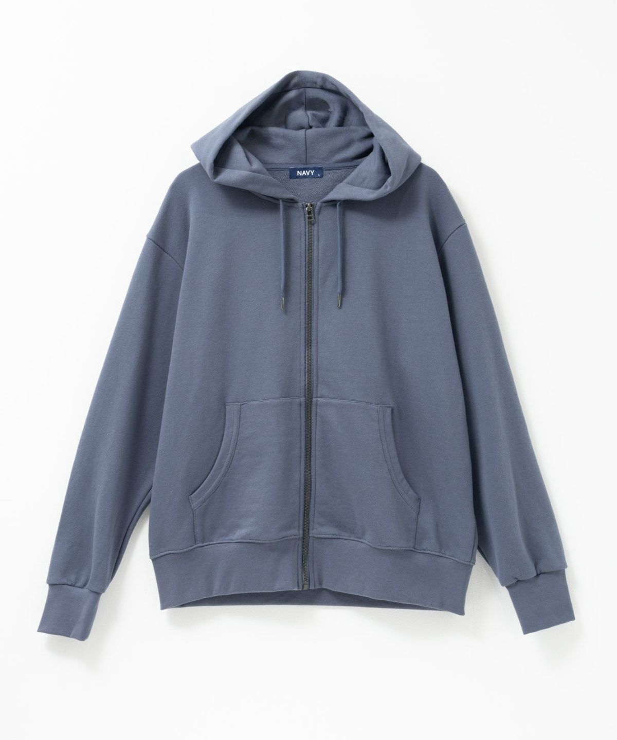 NAVY タフラク ヘビー裏毛ジップパーカー メンズ