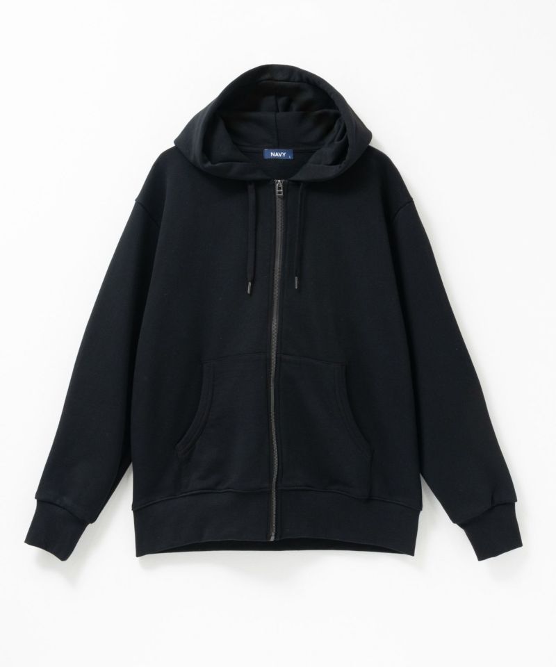 NAVY  タフラク ヘビー裏毛ジップパーカー メンズ商品画像-26