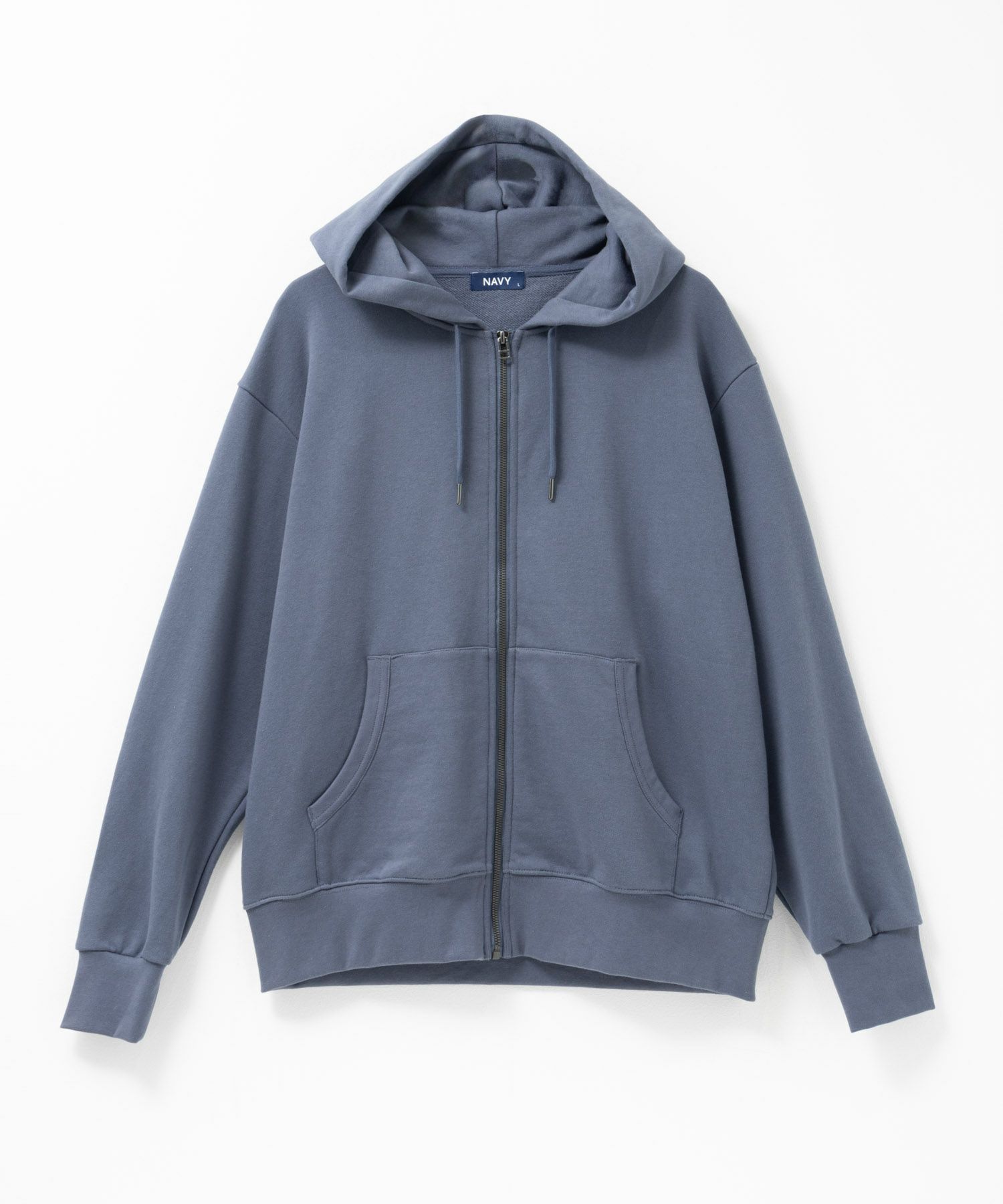 NAVY  タフラク ヘビー裏毛ジップパーカー メンズ商品サムネイル-28