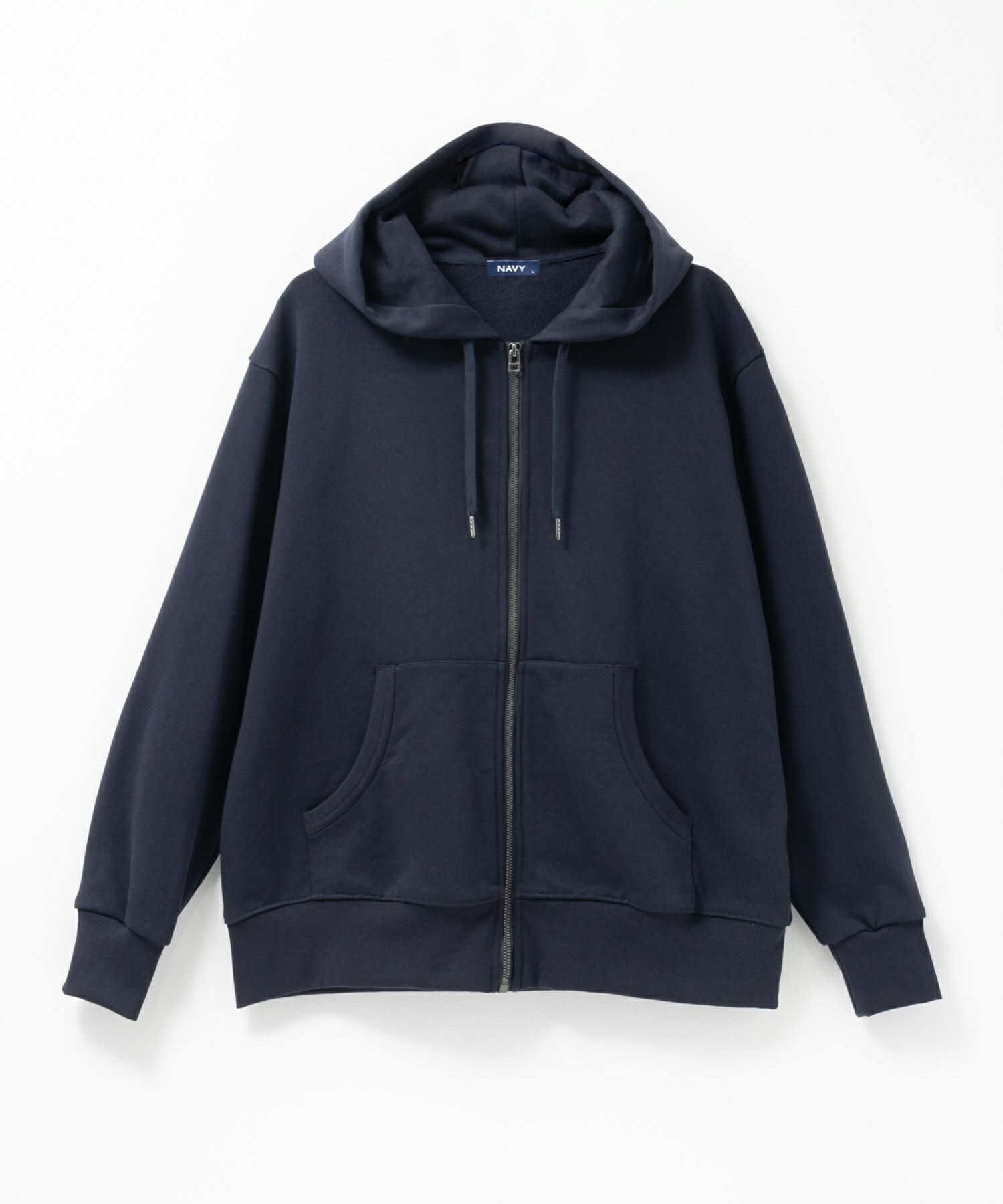NAVY タフラク ヘビー裏毛ジップパーカー メンズ