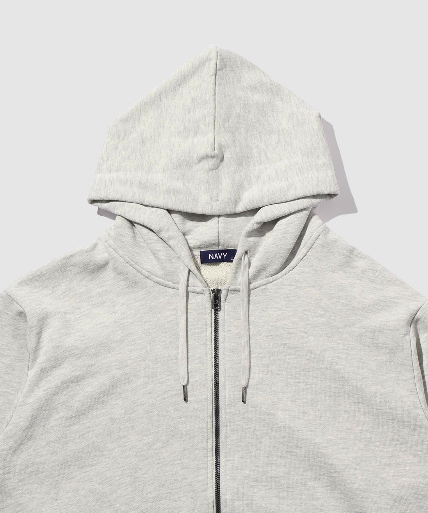 NAVY  タフラク ヘビー裏毛ジップパーカー メンズ商品画像-34