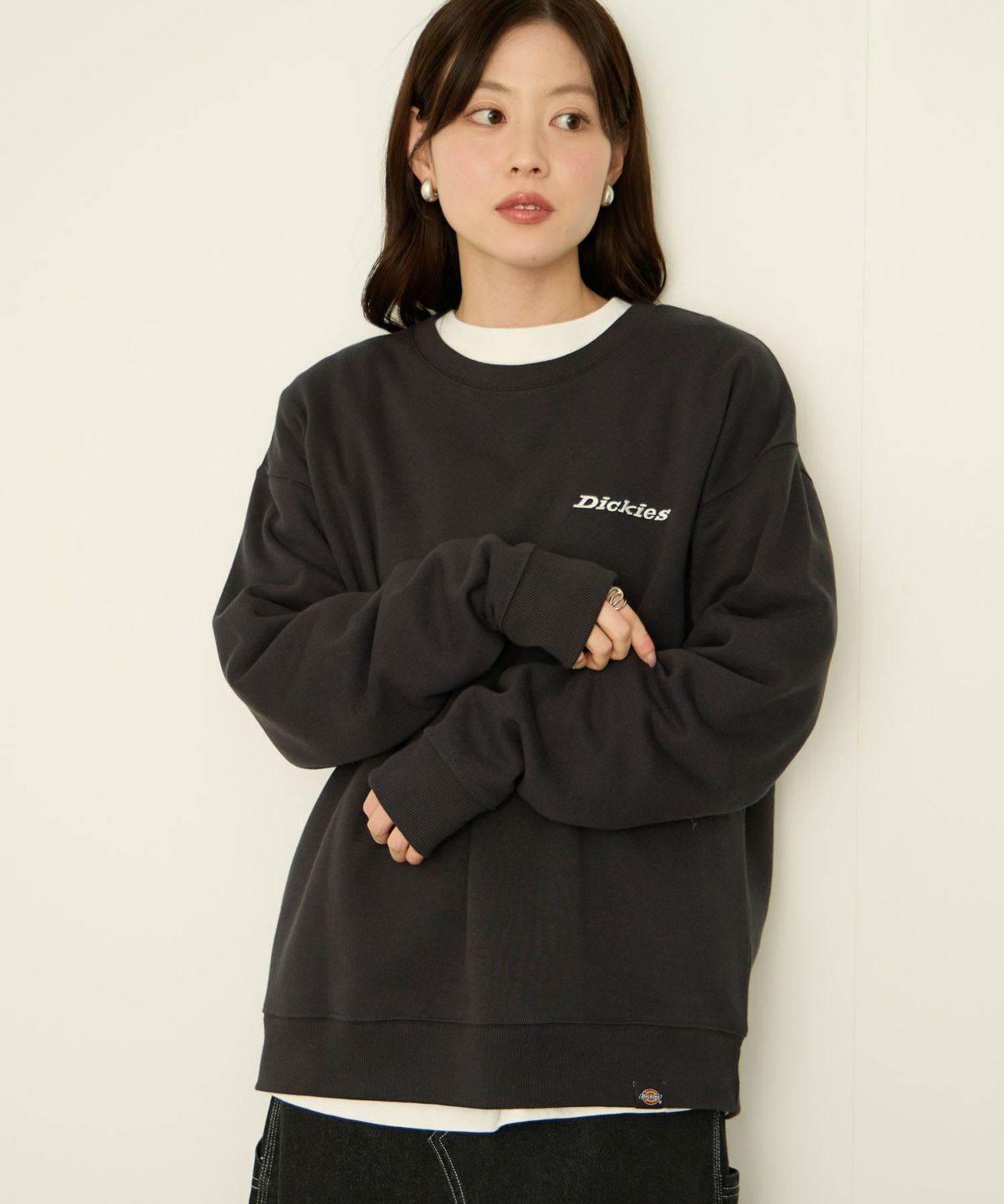 Dickies 裏起毛刺繍トレーナー メンズ