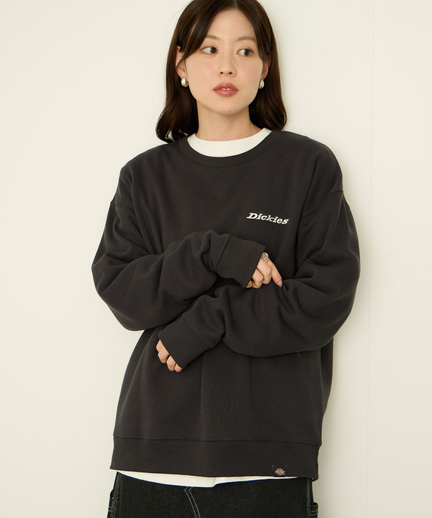 Dickies  裏起毛刺繍トレーナー メンズ商品サムネイル-3