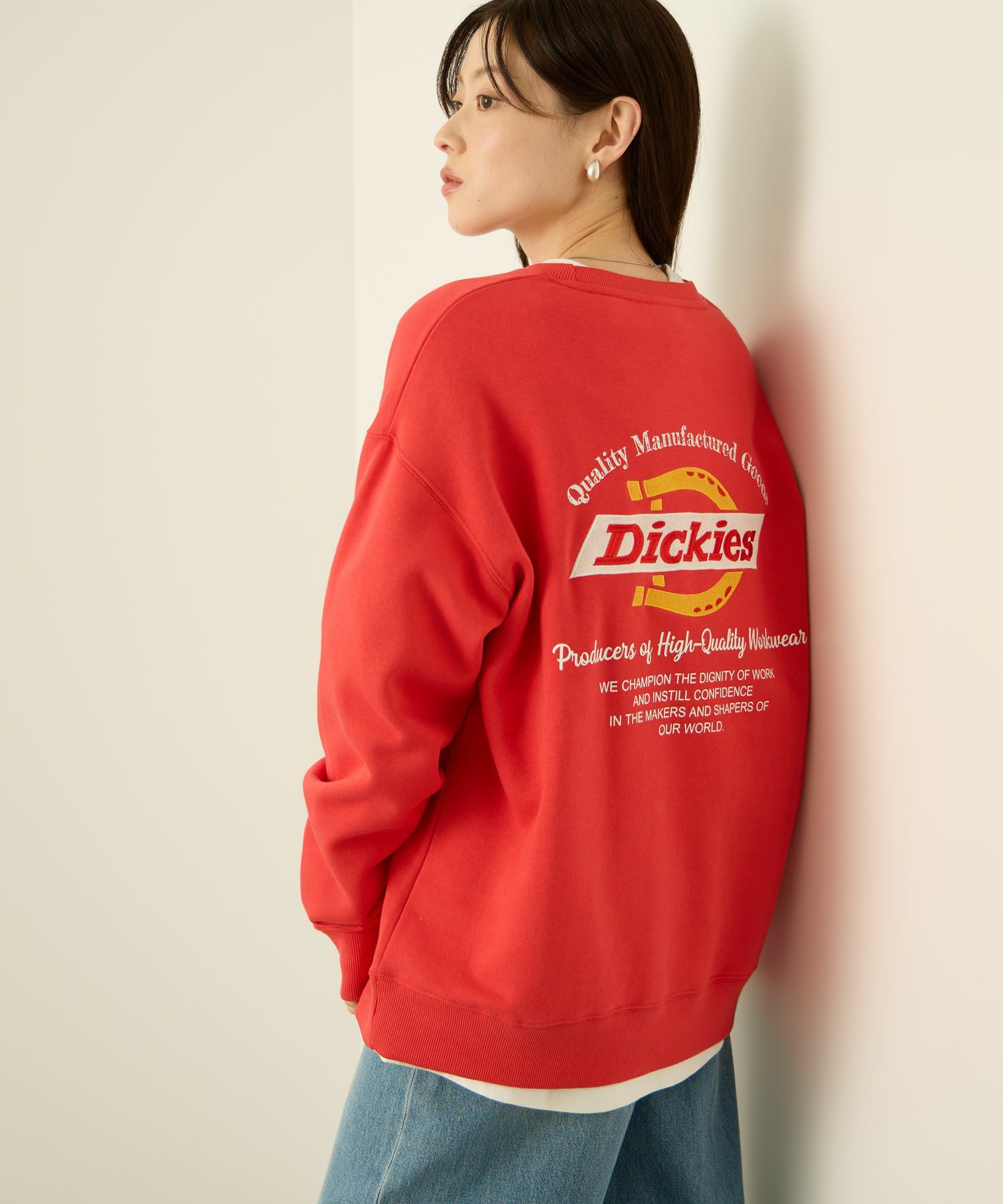 Dickies  裏起毛刺繍トレーナー メンズ商品サムネイル-5