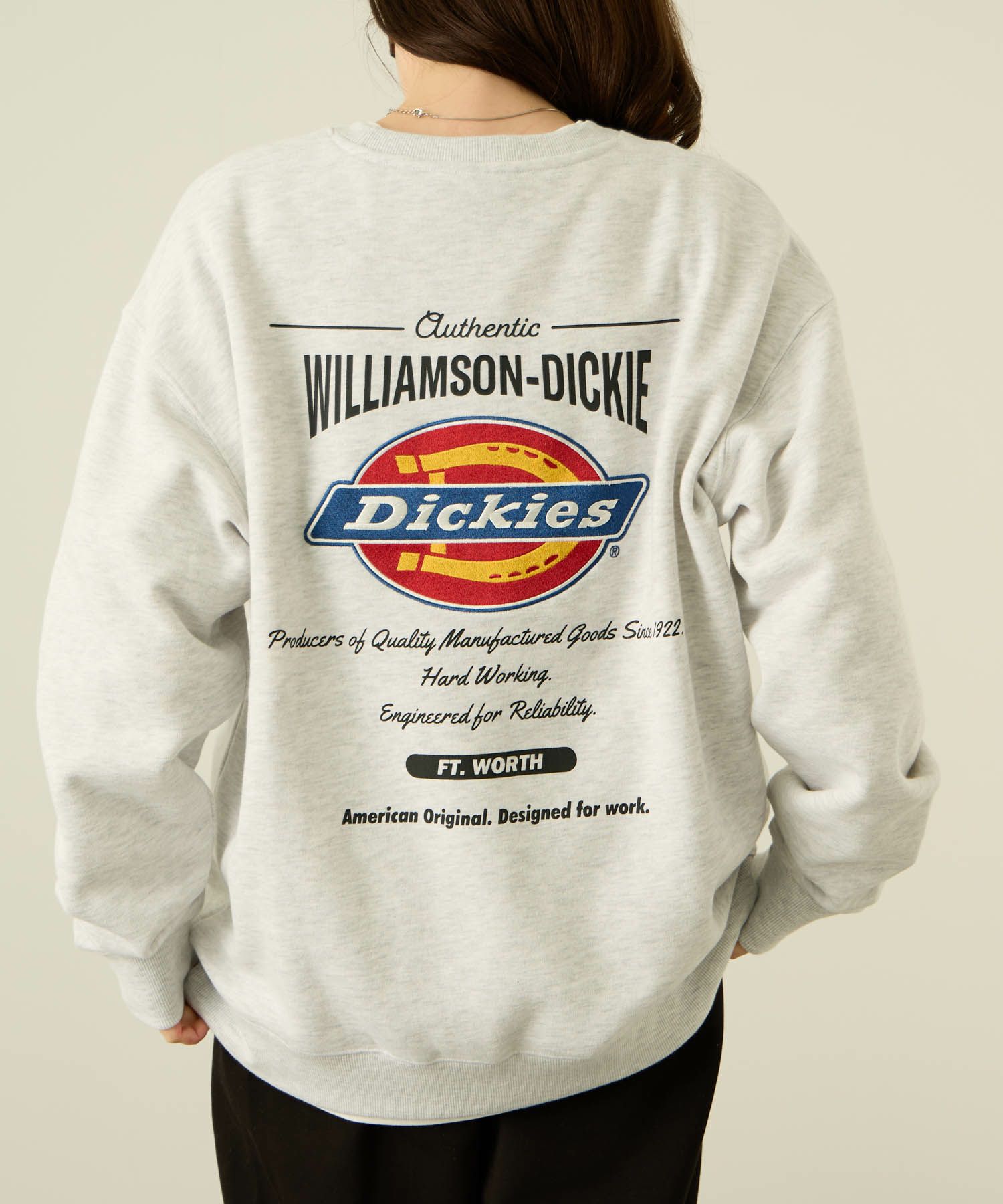 Dickies 裏起毛刺繍トレーナー メンズ