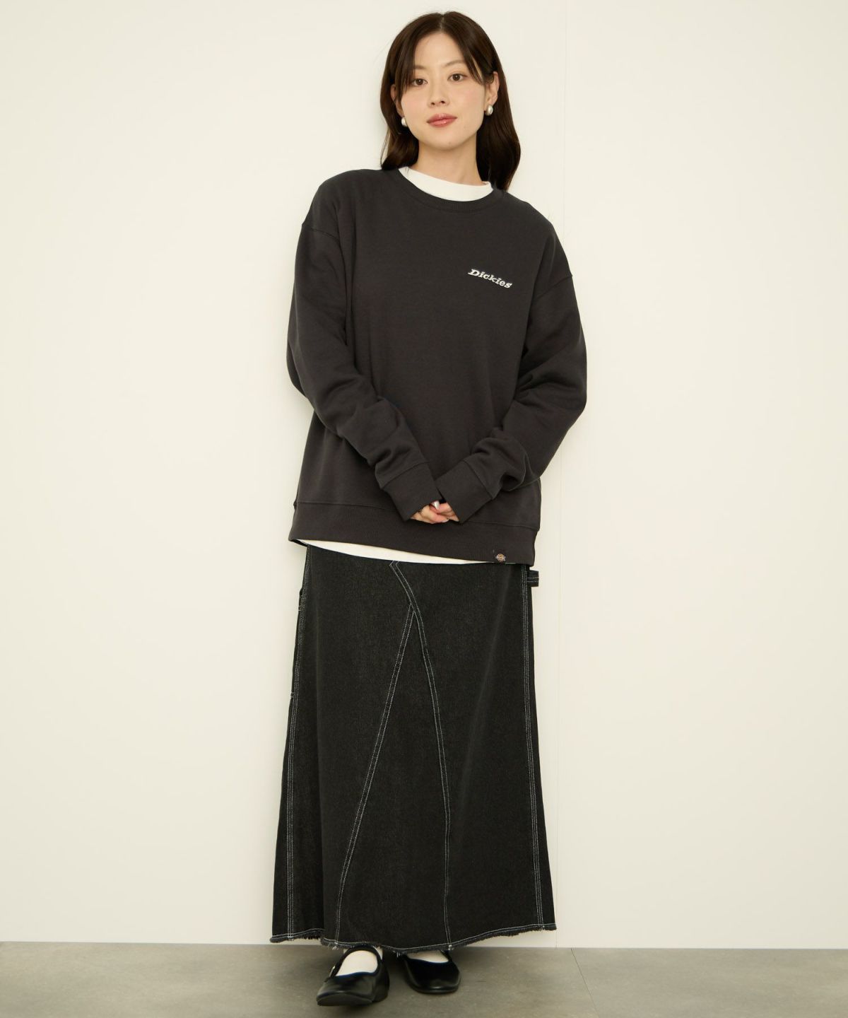 Dickies 裏起毛刺繍トレーナー メンズ