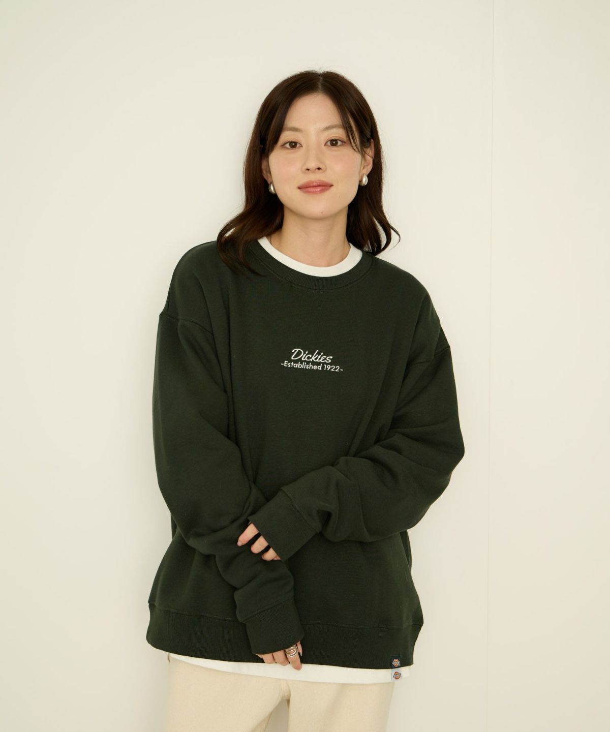 Dickies 裏起毛刺繍トレーナー メンズ