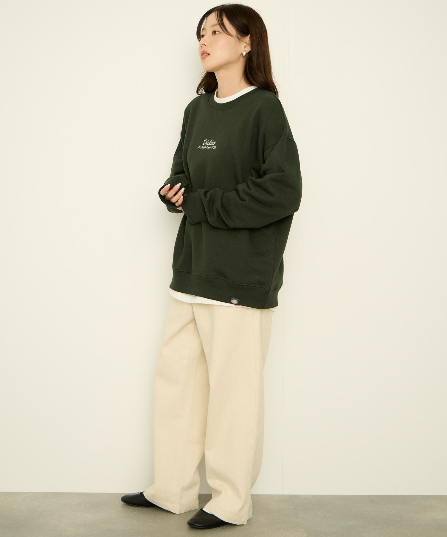 Dickies 裏起毛刺繍トレーナー メンズ