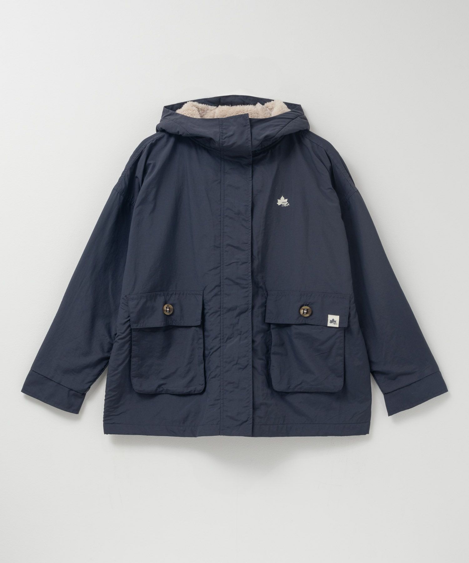 【WEB限定】LOGOS PARK  裏フリースマウンテンパーカー レディース商品サムネイル-3