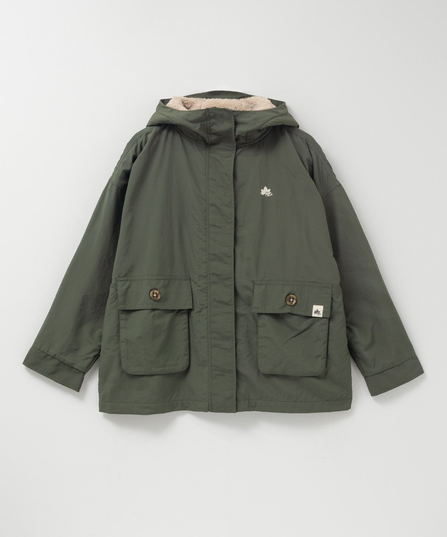 【WEB限定】LOGOS PARK  裏フリースマウンテンパーカー レディース商品サムネイル-5