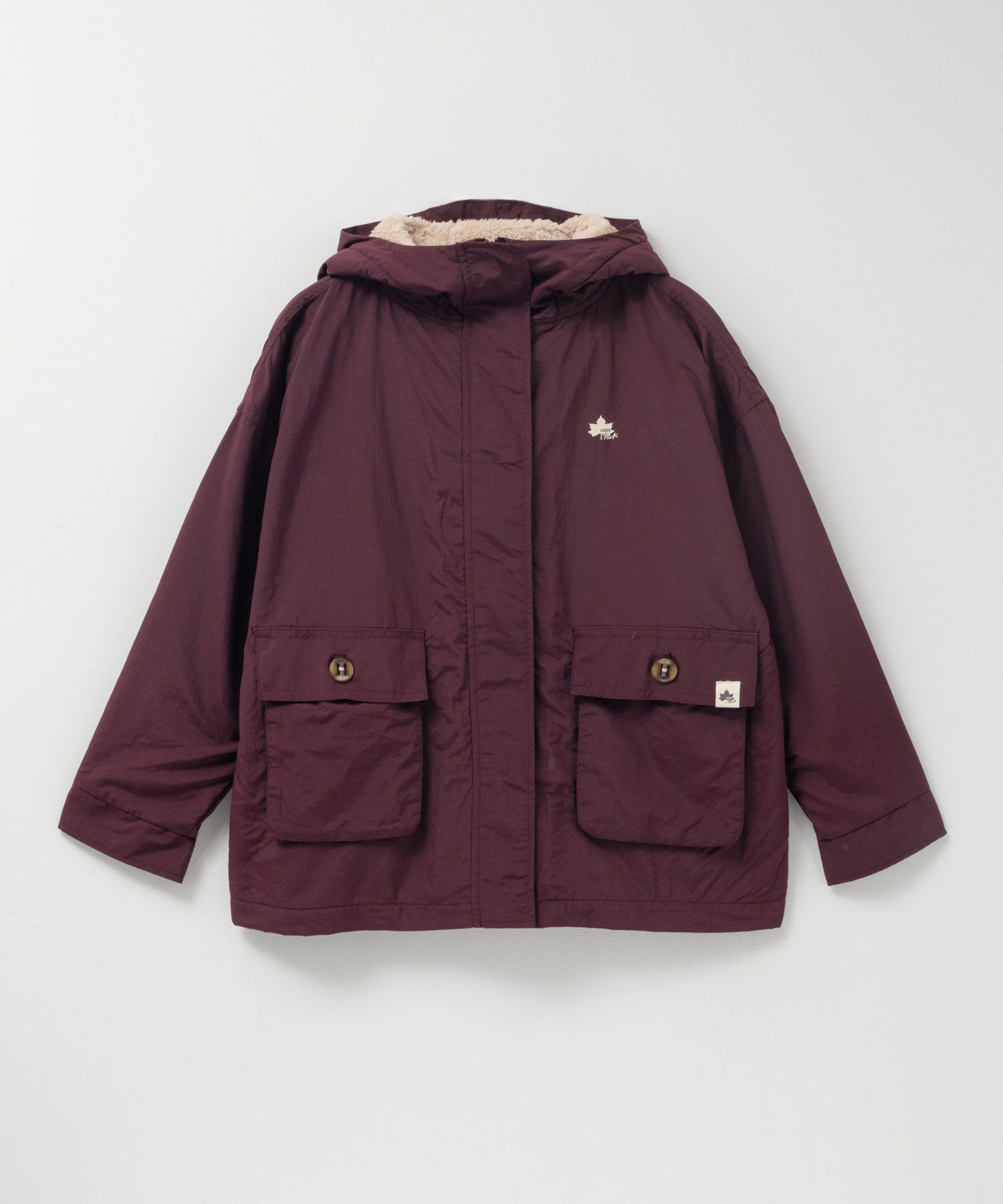 【WEB限定】LOGOS PARK 裏フリースマウンテンパーカー レディース