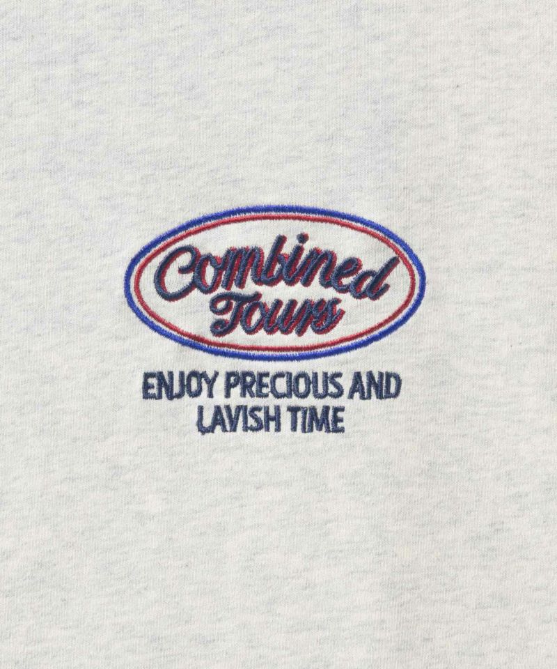 UNDERWRAPS  ビッグ刺繍ラウンド長袖Tシャツ レディース メール便 対応商品商品画像-5