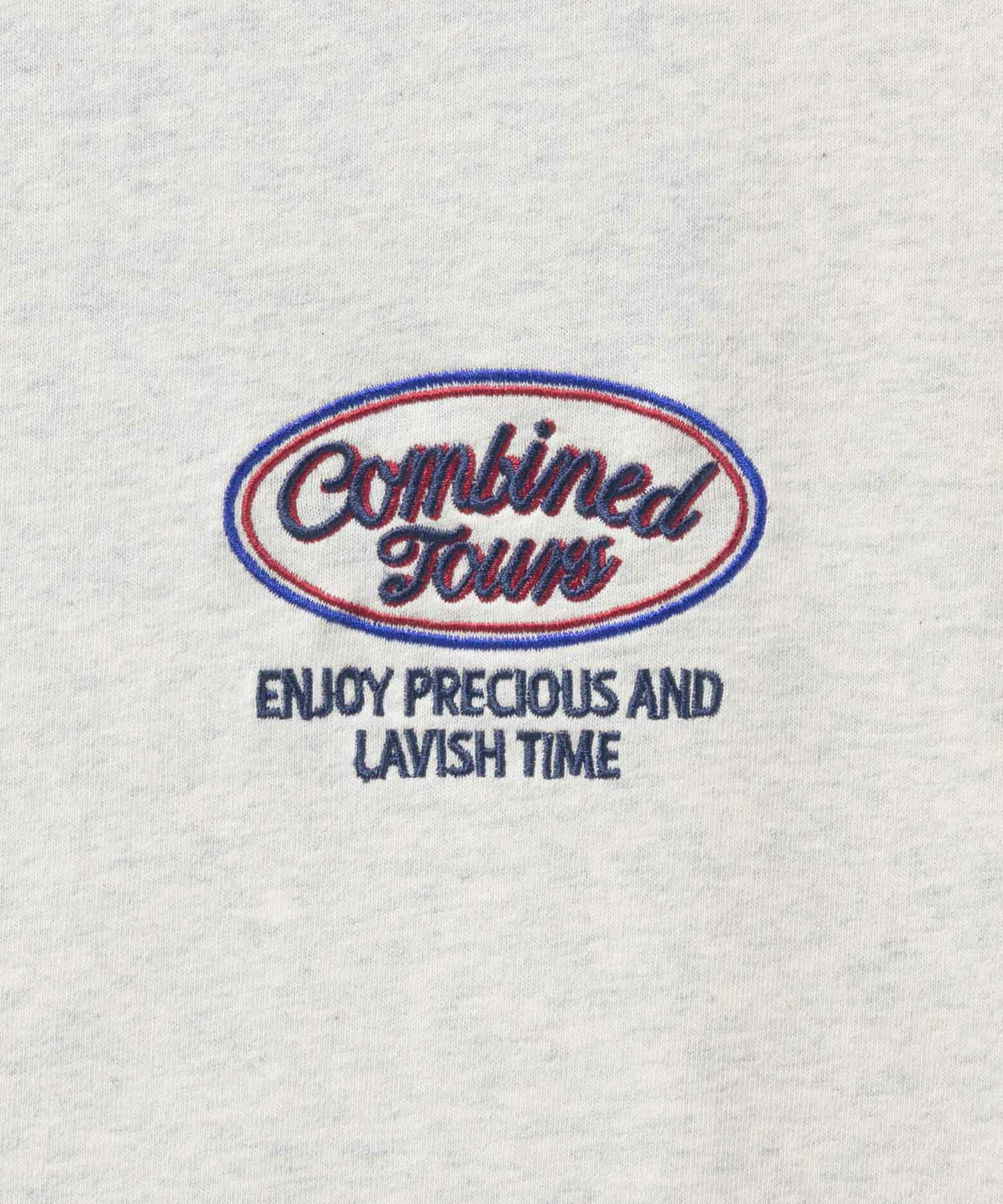 UNDERWRAPS  ビッグ刺繍ラウンド長袖Tシャツ レディース メール便 対応商品商品画像-5