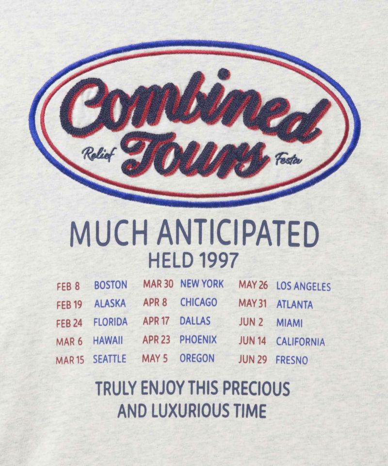 UNDERWRAPS  ビッグ刺繍ラウンド長袖Tシャツ レディース メール便 対応商品商品画像-6