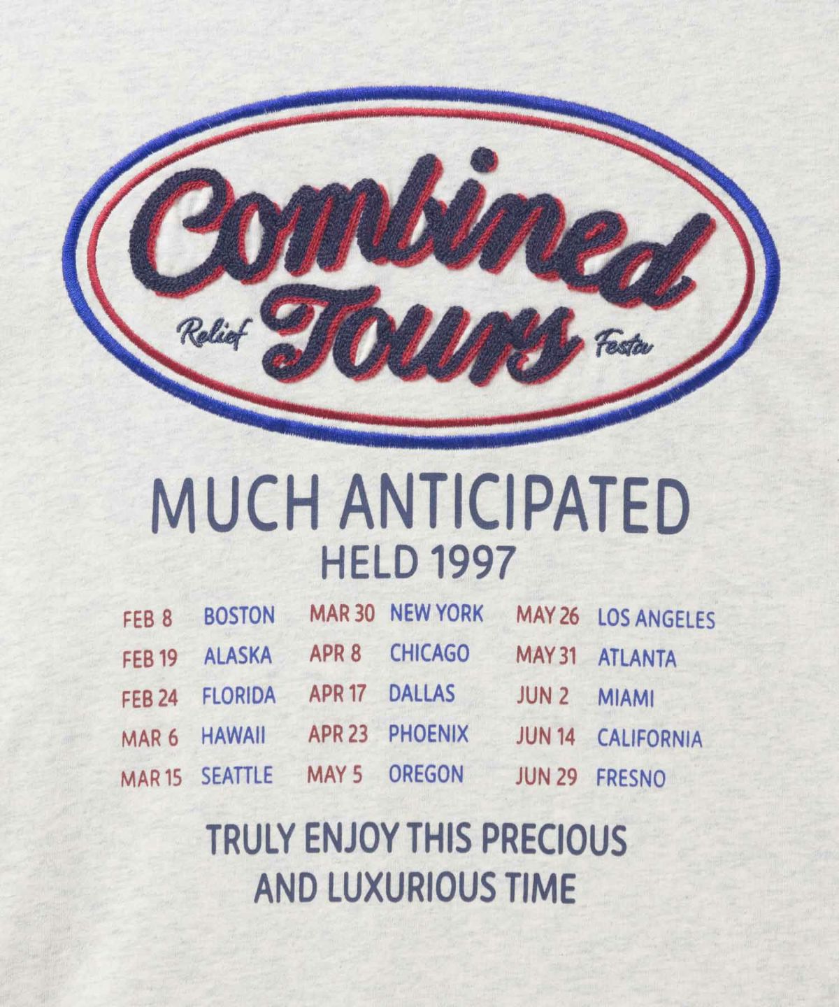 UNDERWRAPS ビッグ刺繍ラウンド長袖Tシャツ レディース メール便 対応商品