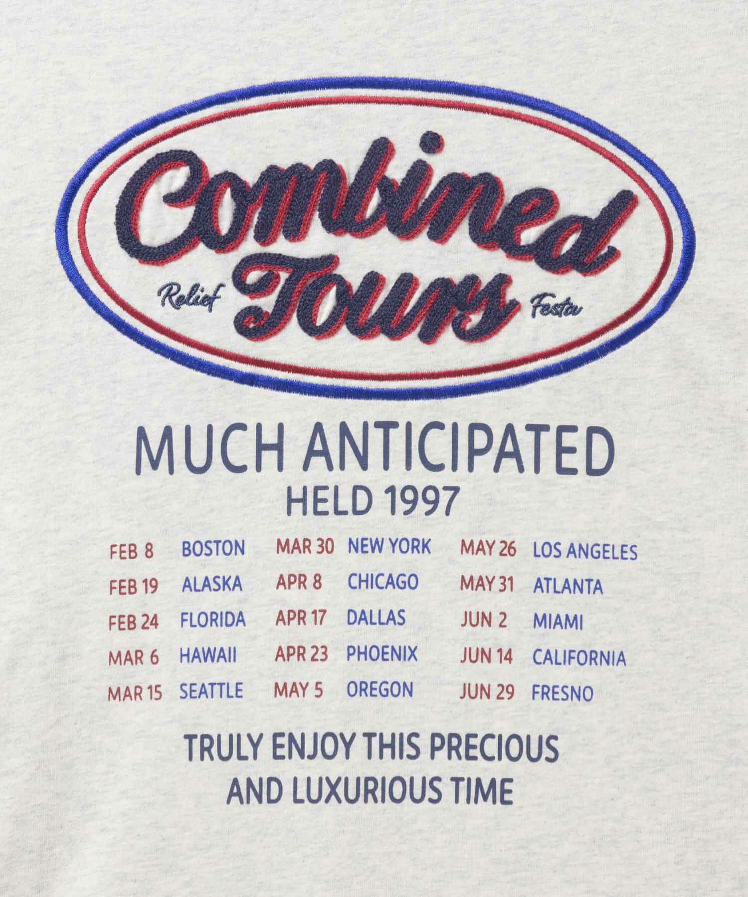 UNDERWRAPS ビッグ刺繍ラウンド長袖Tシャツ レディース メール便 対応商品