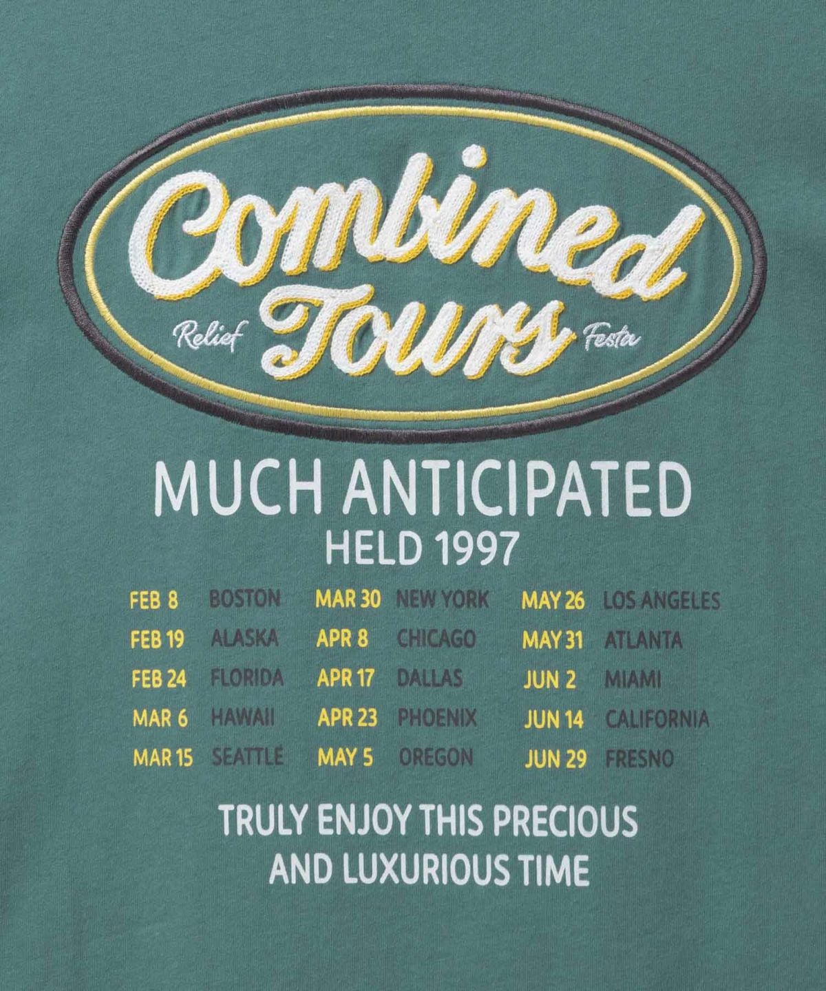 UNDERWRAPS ビッグ刺繍ラウンド長袖Tシャツ レディース メール便 対応商品