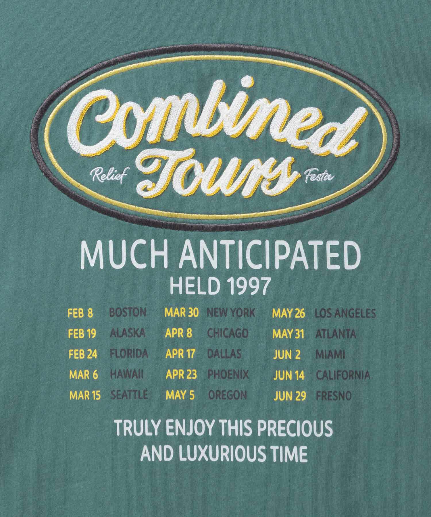 UNDERWRAPS ビッグ刺繍ラウンド長袖Tシャツ レディース メール便 対応商品