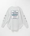 UNDERWRAPS ビッグツイル刺繍ラウンド長袖Tシャツ レディース メール便 対応商品