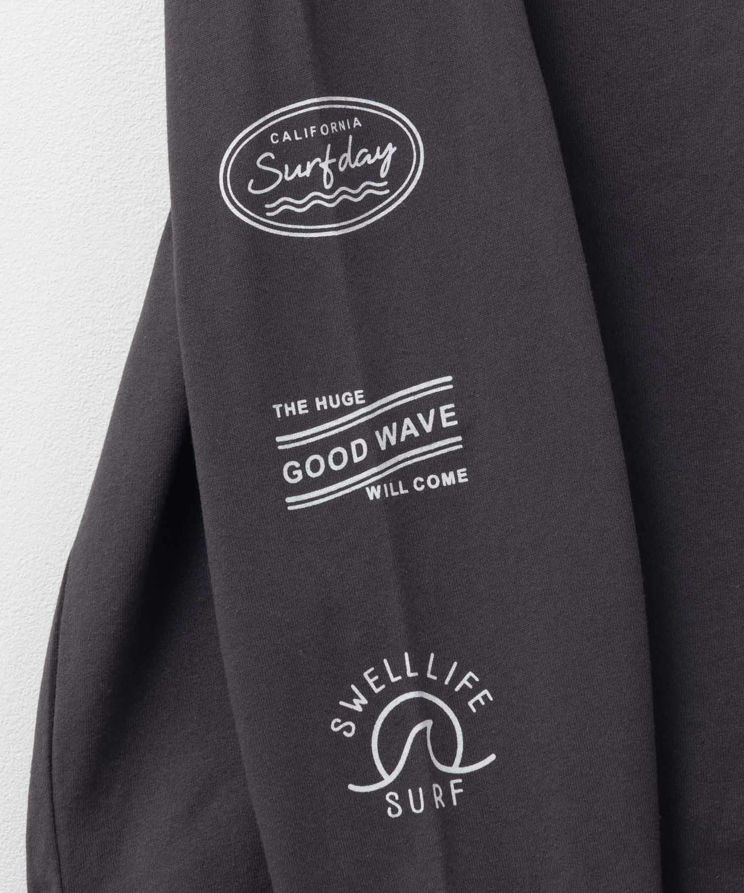 UNDERWRAPS ビッグツイル刺繍ラウンド長袖Tシャツ レディース メール便 対応商品