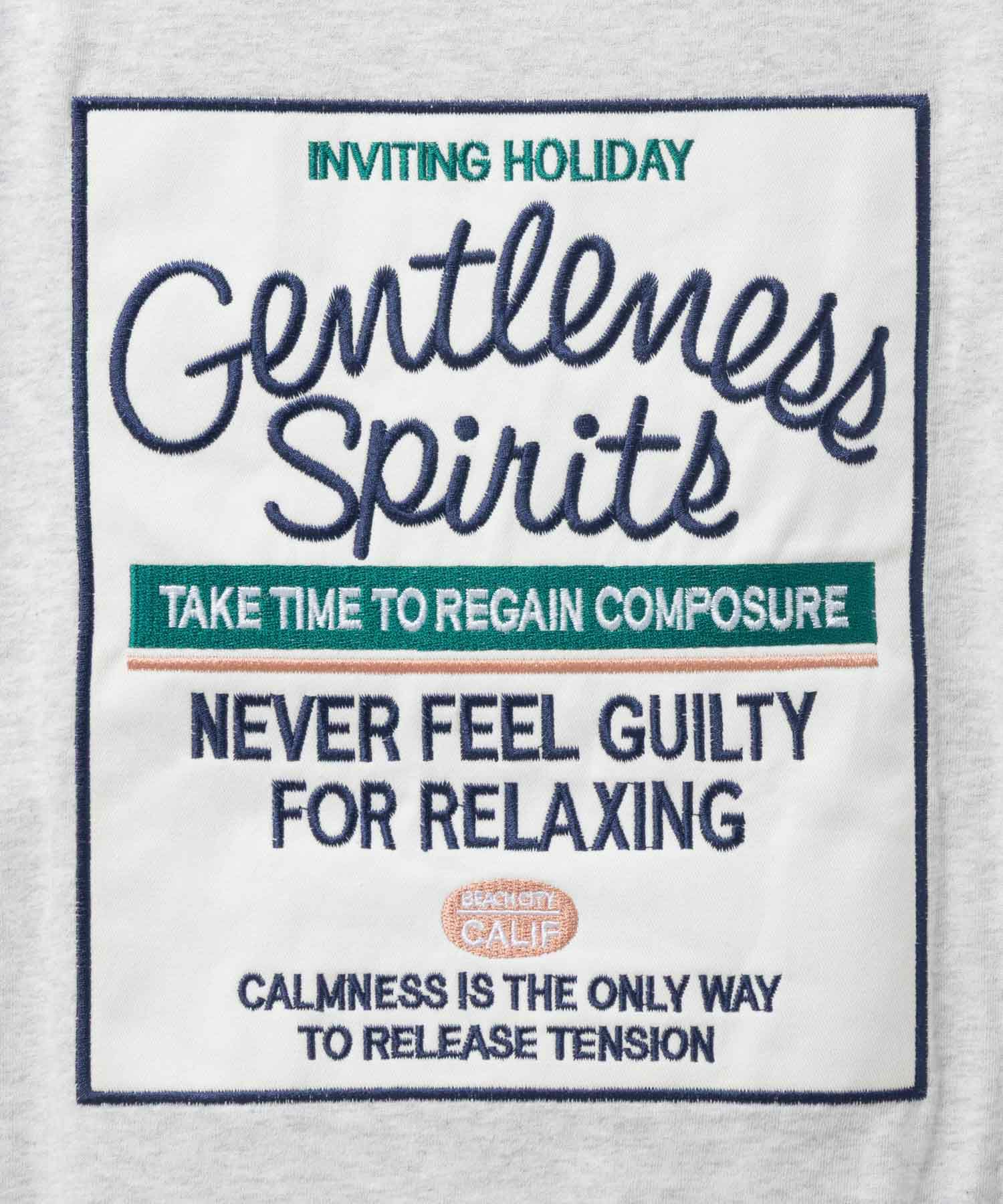 UNDERWRAPS ビッグツイル刺繍ラウンド長袖Tシャツ レディース メール便 対応商品