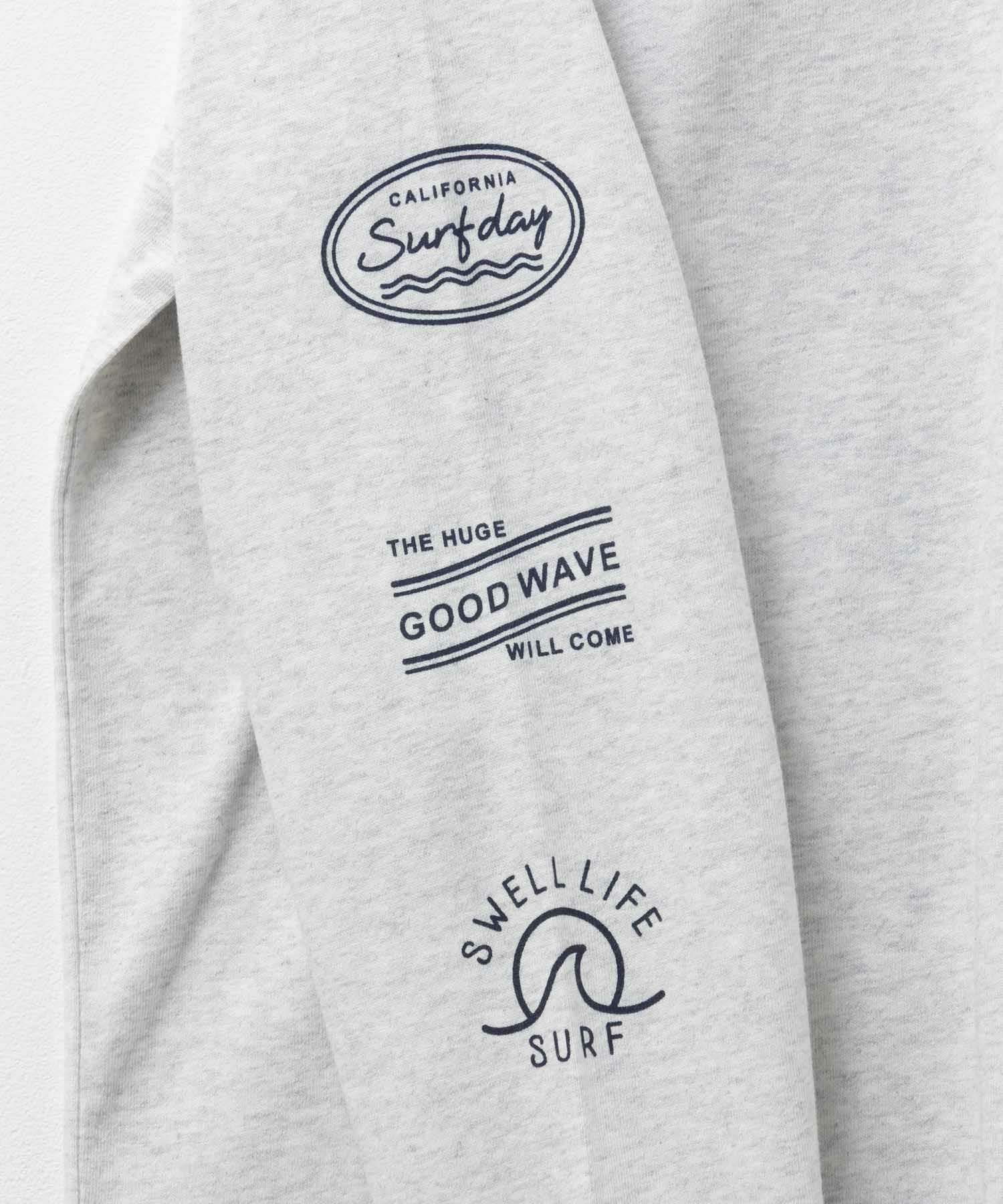 UNDERWRAPS ビッグツイル刺繍ラウンド長袖Tシャツ レディース メール便 対応商品