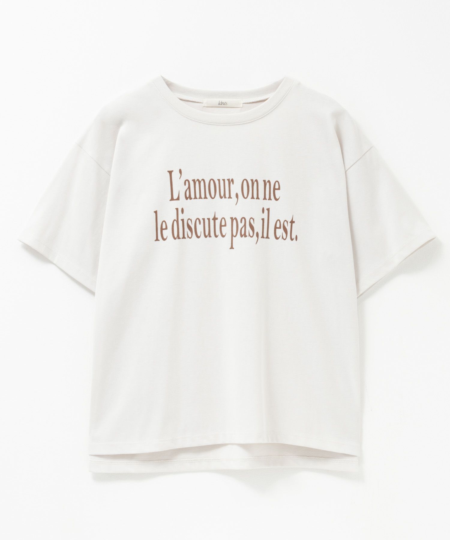 Idnes ロゴプリントTシャツ レディース メール便 対応商品商品サムネイル-3