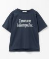 Idnes ロゴプリントTシャツ レディース メール便 対応商品商品サムネイル-5