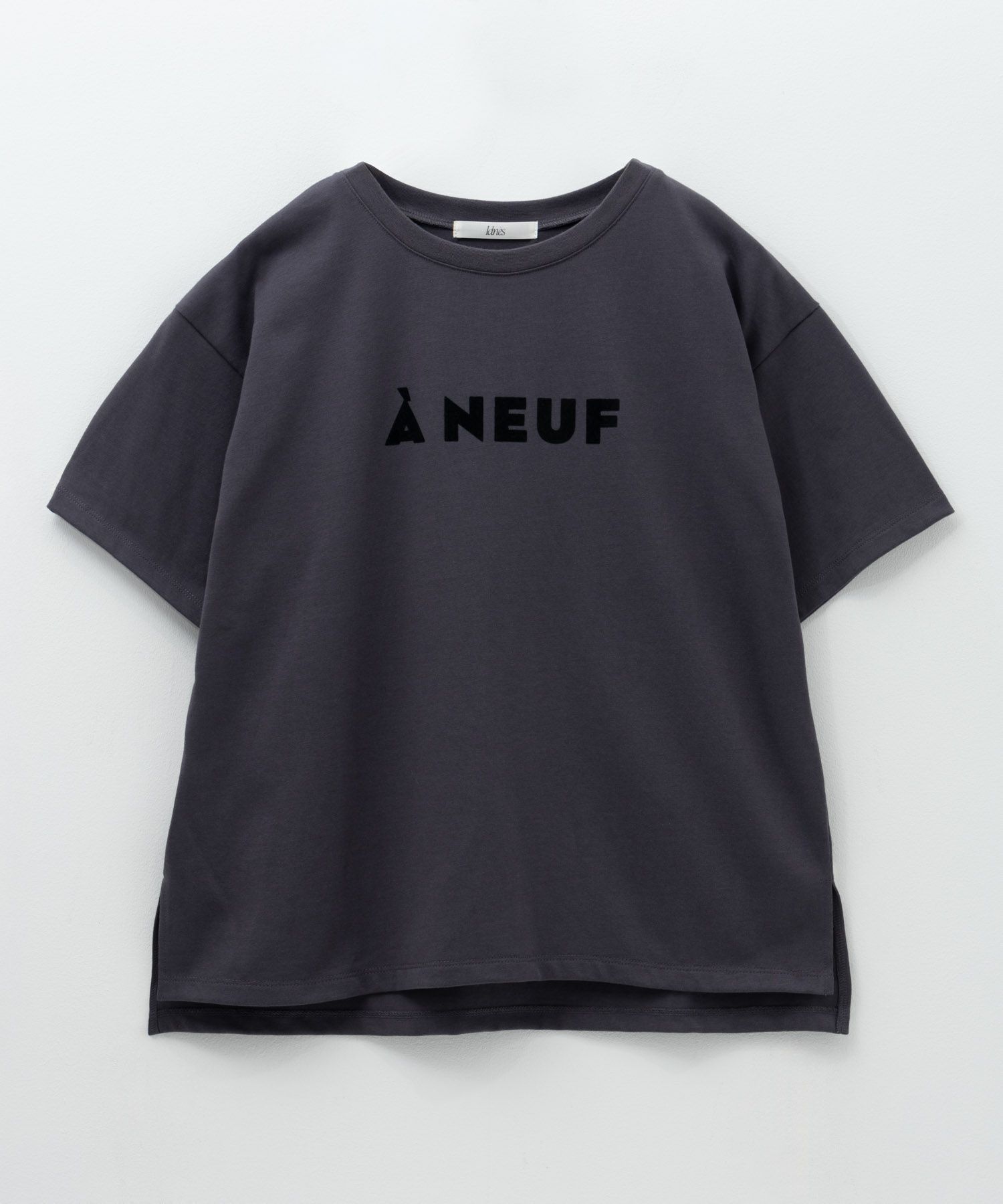 Idnes フロッキープリントTシャツ レディース メール便 対応商品商品画像-3