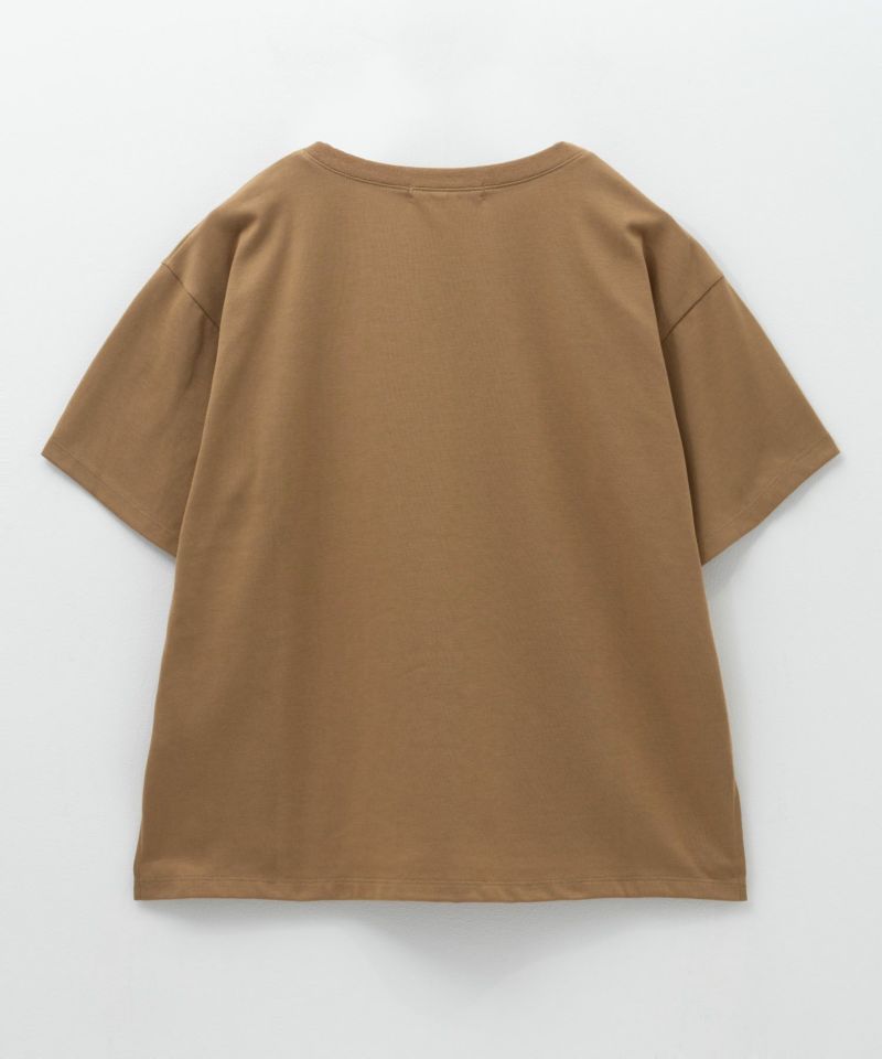 Idnes フロッキープリントTシャツ レディース メール便 対応商品商品画像-6