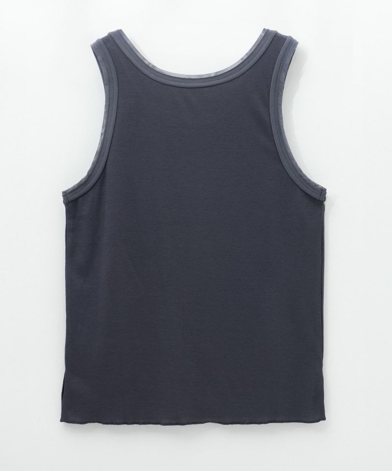 Idnes チュールテレコタンクトップ レディース メール便 対応商品商品画像-6