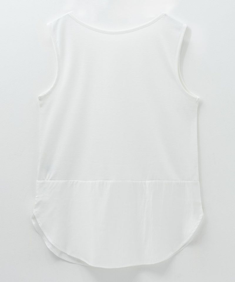 Idnes フェイクレイヤードタンクトップ レディース メール便 対応商品商品画像-4