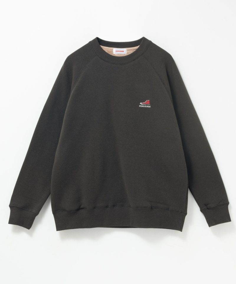 CONVERSE  ワンポイントシューズ刺繍裏シャギートレーナー レディース商品画像-7