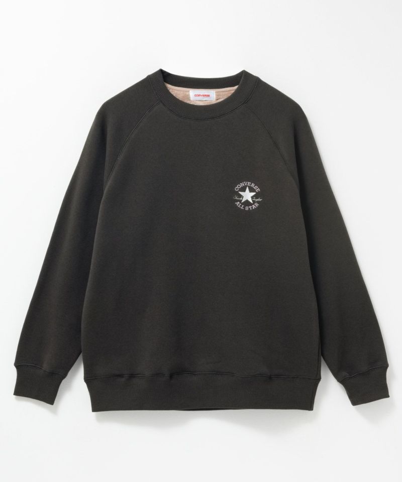 CONVERSE  ワンポイントワンスター刺繍裏シャギートレーナー レディース商品画像-1