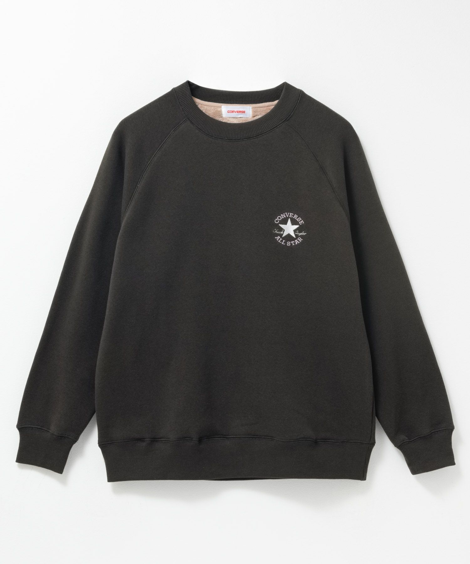 CONVERSE  ワンポイントワンスター刺繍裏シャギートレーナー レディース商品画像-1