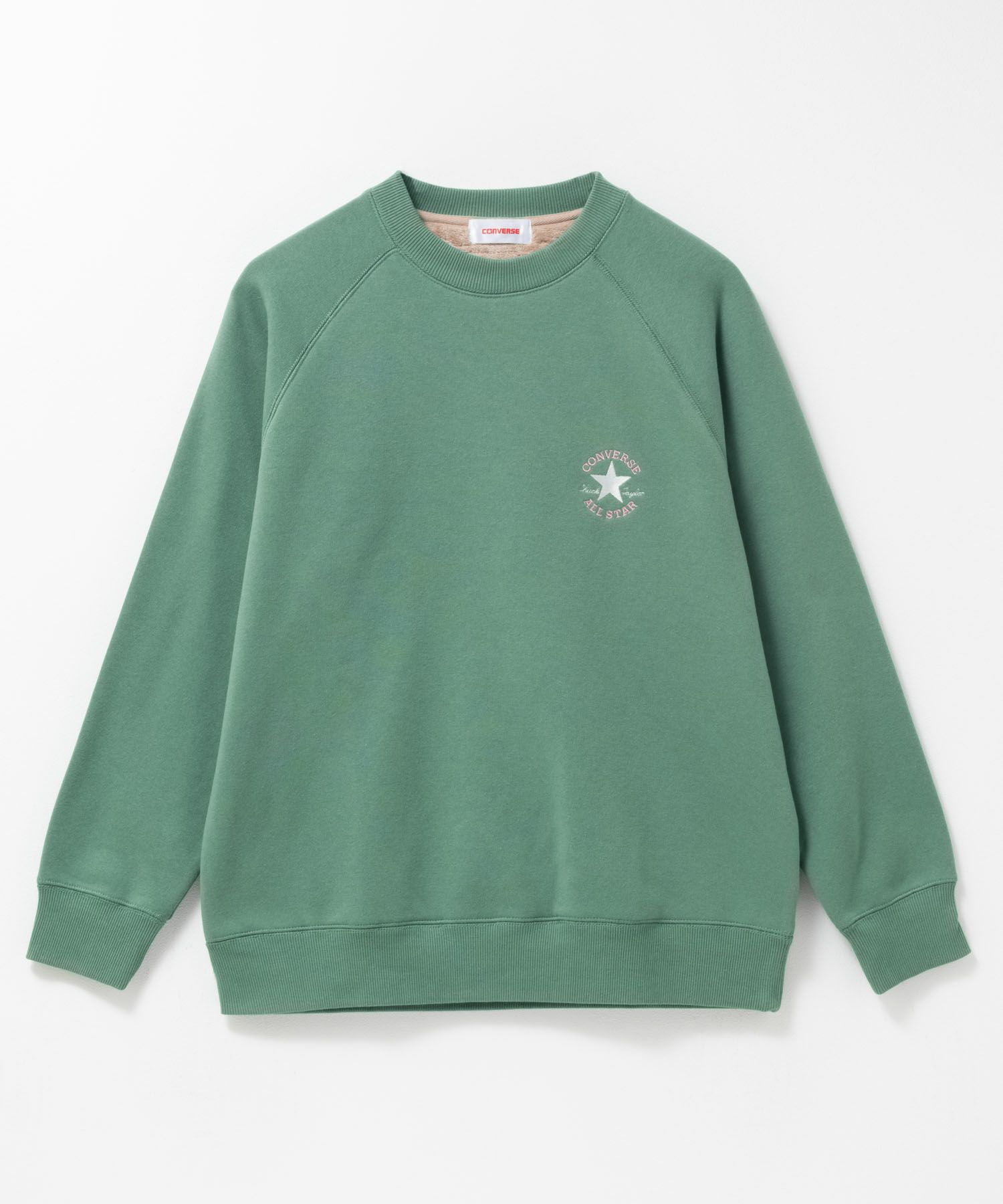 CONVERSE  ワンポイントワンスター刺繍裏シャギートレーナー レディース商品画像-5