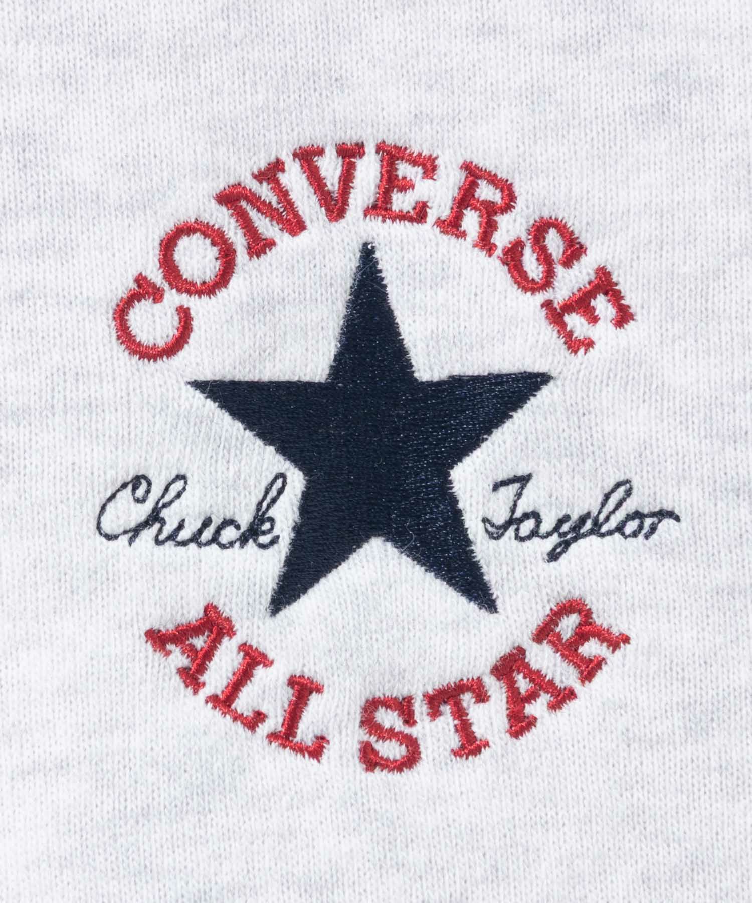CONVERSE ワンポイントワンスター刺繍裏シャギートレーナー レディース