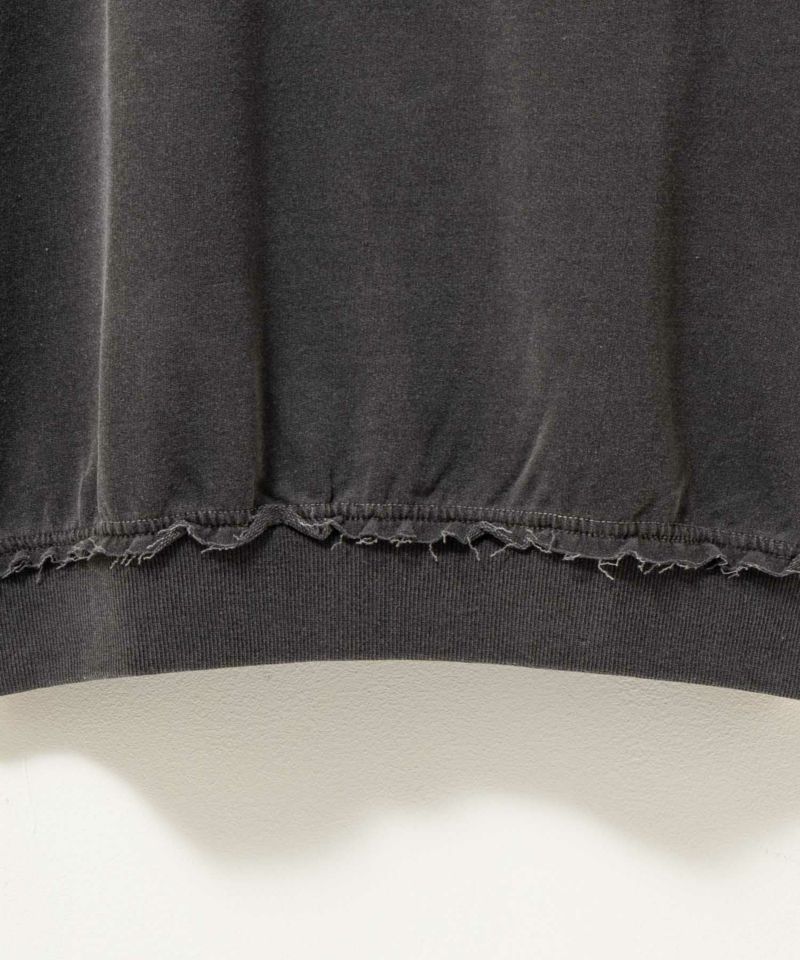 UNDERWRAPS  ミニ裏毛ピグメント7分袖Tシャツ レディース メール便 対応商品商品画像-6