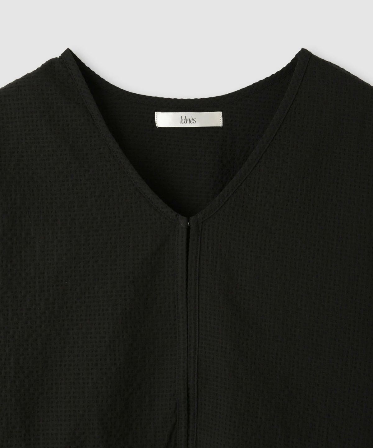 Idnes カラミフリルブラウスブルゾン レディース