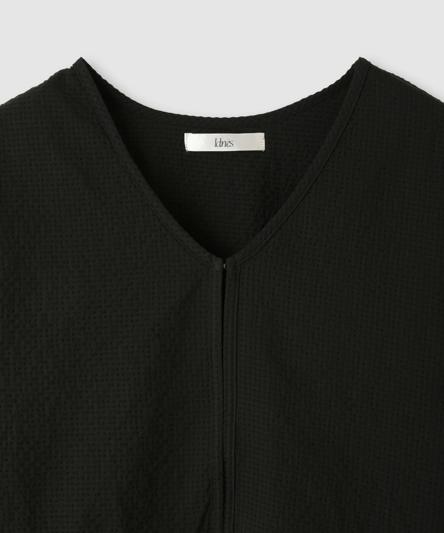 Idnes カラミフリルブラウスブルゾン レディース