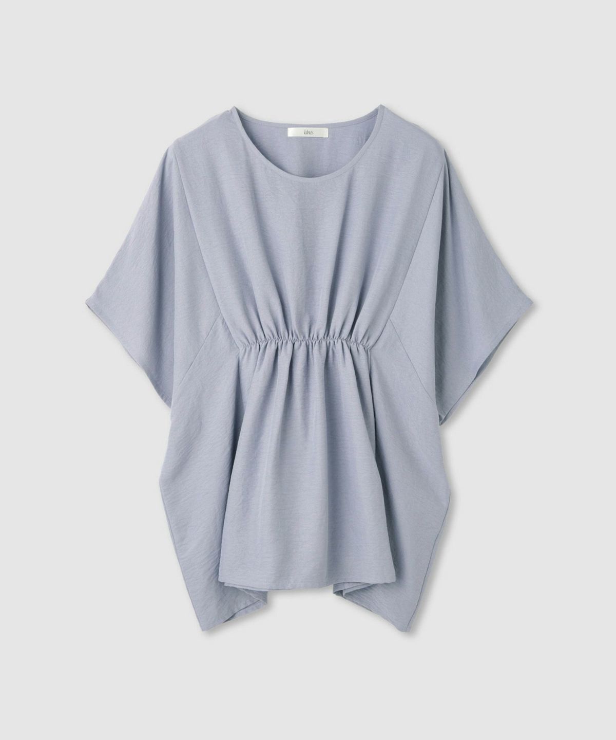 Idnes ウエストギャザーブラウス レディース