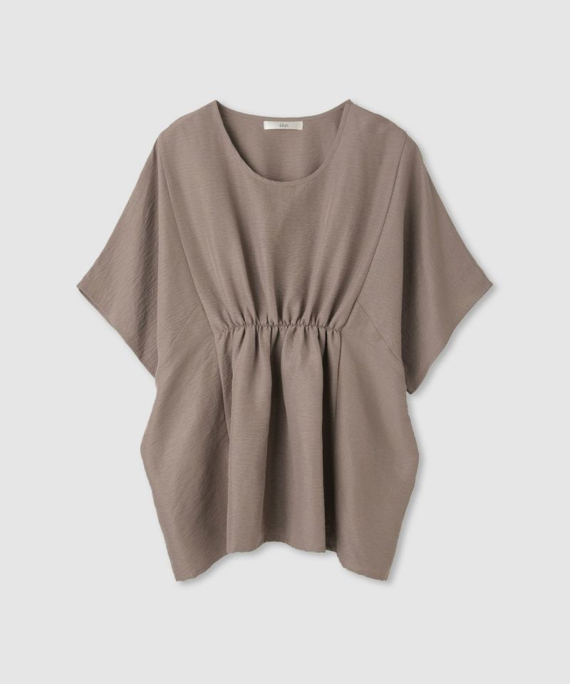 Idnes  ウエストギャザーブラウス レディース商品画像-2