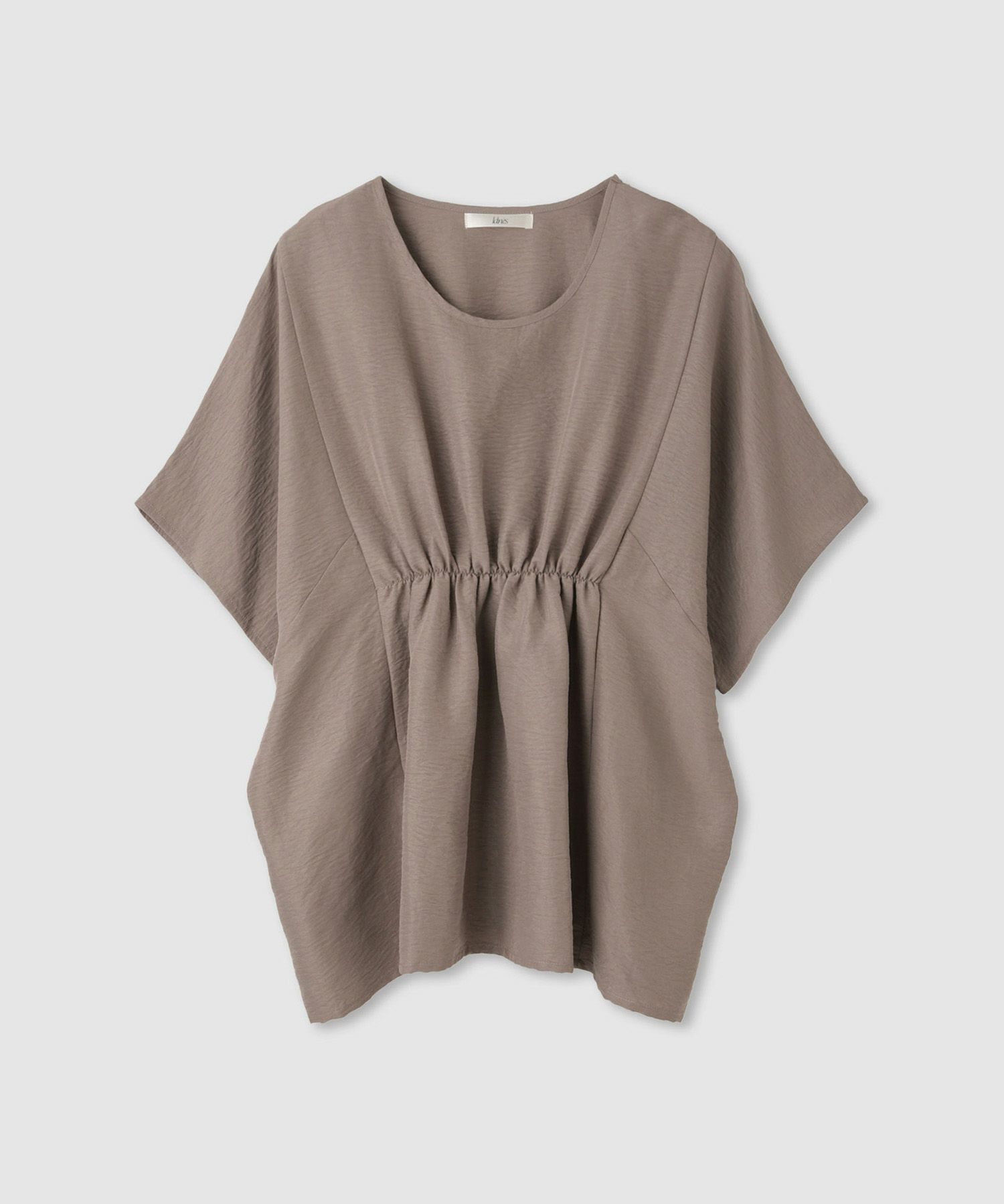 Idnes  ウエストギャザーブラウス レディース商品画像-2