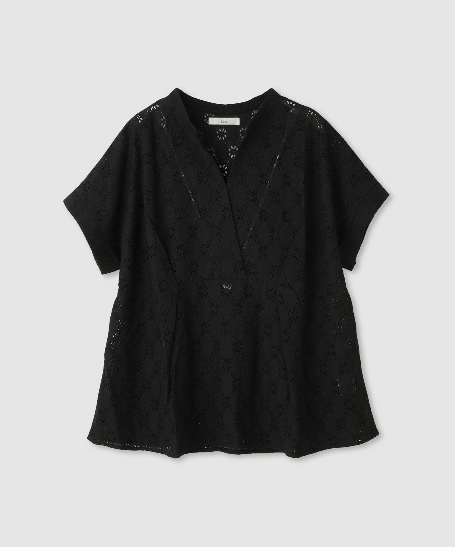 Idnes レーススキッパーブラウス レディース商品画像-2