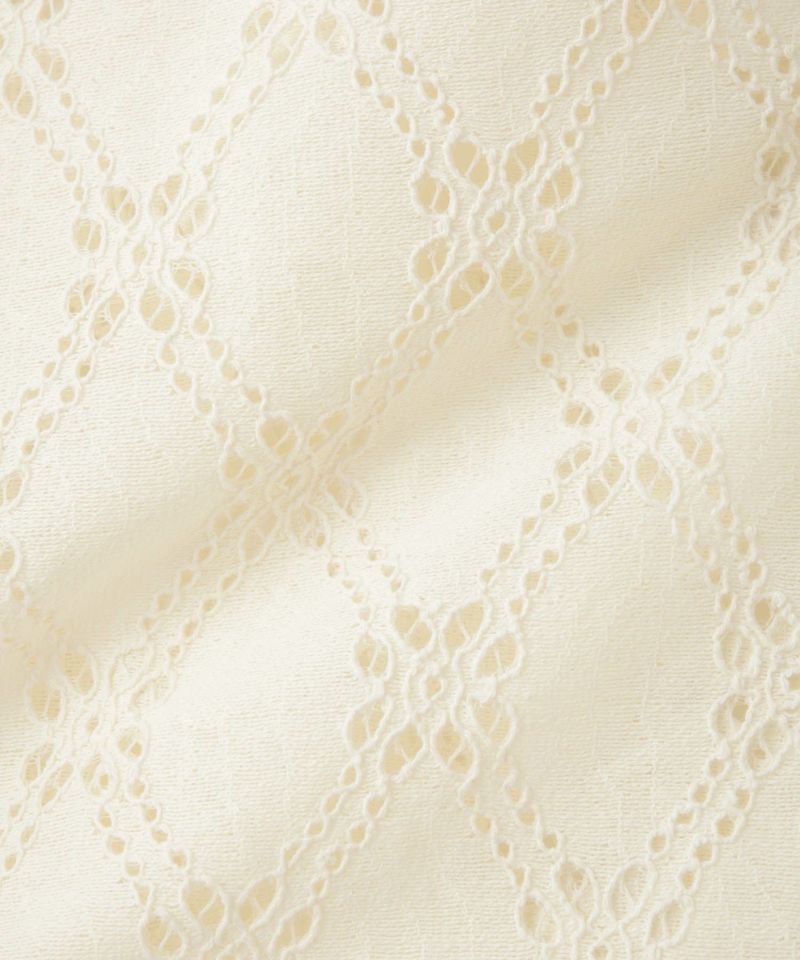 Idnes  レーススキッパーブラウス レディース商品画像-7