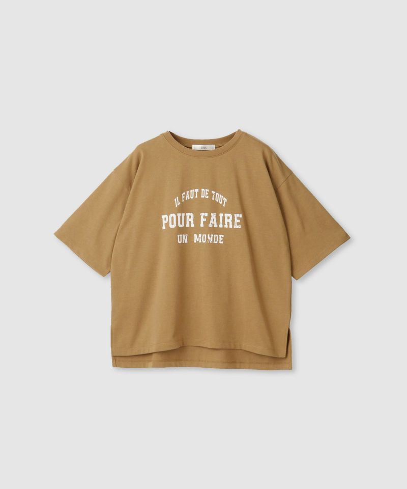 Idnes  ロゴプリントTシャツ レディース メール便 対応商品商品画像-1